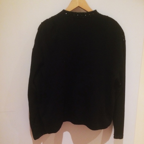 Sequinned Knit Bomber - Picture 4 of 4